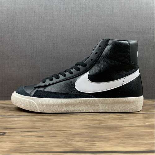 【260】[BQ6806-002]-[BLAZER MID 77 VINTAGE BLACK/SAIL/SAIL]-[WOMAN:36-39]-[MAN:40-45]
