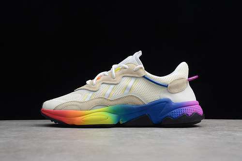 [67-66-74]-[EG1076]-[OZWEEGO PRIDE SHOES OFF WHITE/BLUE TINT/CORE BLACK]-[WOMAN:36-39]-[MAN:40-44]