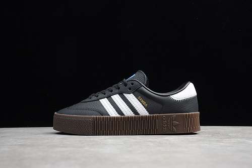 [B28156]-[SAMBAROSE SHOES CORE BLACK/CLOUD WHITE/GUM]-[WOMAN:36-40]