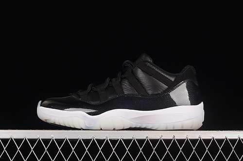 【360】[AV2187-001]-[AIR JORDAN 11 RETRO LOW BLACK/BLACK/WHITE]-[MAN:40-47.5]