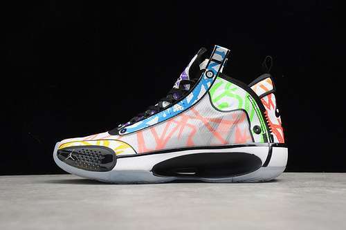 【400】[DA1897-100]-[ZION WILLIAMSON X AIR JORDAN 34 NOAH BLACK/MULTI-COLOR]-[MAN:40-46]