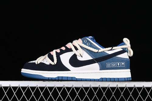 【300】[DV0834-101]-[DUNK LOW RETRO INDUSTRIAL BLUE WHITE/BLACK]-[WOMAN:36-39]-[MAN:40-46]