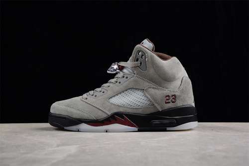 【480】[FD1330-006]-[AIR JORDAN 5 GREY/OFF WHITE/WINE RED]-[MAN:40-47.5]