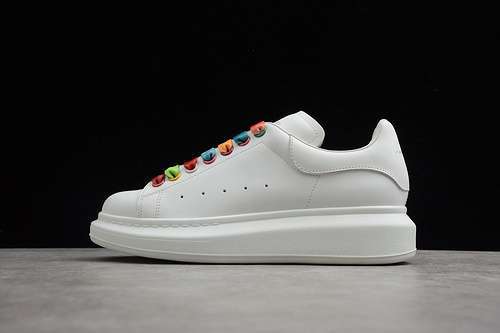 【580】[ALE*XANDER MCQUEEN SHOES WHITE/MULTI-COLOR]-[WOMAN:35-40]