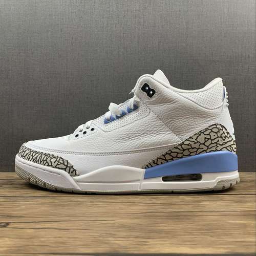 【550】[CT8532-104]-[AIR JORDAN 3 RETRO UNC WHITE/VALOR BLUE/TECH GREY]-[MAN:40-47.5]