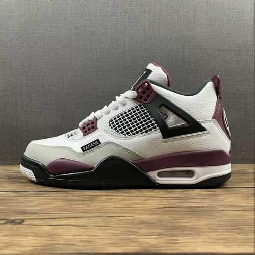 【300】[CZ5624-100]-[PARIS SAINT-GERMAIN X AIR JORDAN 4 RETRO BORDEAUXWHITE/NEUTRAL GREY]