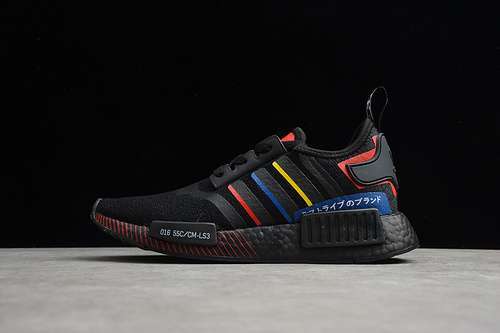 【300】[FY1434]-[NMD R1 OLYMPIC PACK CORE BLACK/BLUE/RED]-[WOMAN:36-39]-[MAN:40-45]