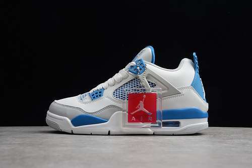 [84-82-93]-[308497-105]-[AIR JORDAN 4 RETRO CACTUS JACK UNIVERSITY WHITE/BLUE]-[MAN:40-46]