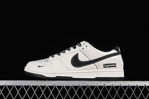 【360】[BB8657-515]-[SB DUNK LOW SUPREME BLACK/WHITE]-[WOMAN:36-39]-[MAN:40-45]