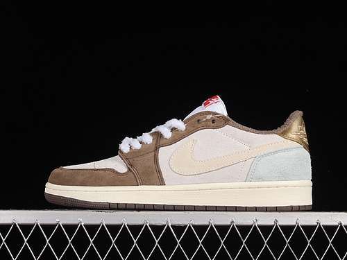 【280】[DV1312-200]-[AIR JORDAN 1 RETRO LOW OG YEAR OF THE RABBIT PALOMINO/METALLIC GOLD]-[36-47.5]