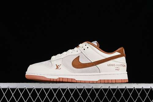 【280】[FC1688-133]-[DUNK LOW SB L*V WHITE/GREY/BROWN]-[WOMAN:36-39]-[MAN:40-46]