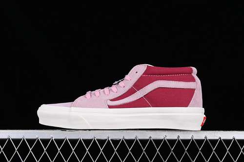【240】[VN0A4BVCBQL]-[VANS VAULT OG SK8-MID LX PINK/RED/WHITE]-[WOMAN:35-39]-[MAN:40-44]