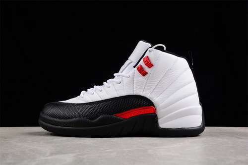 【530】[CT8013-162]-[AIR JORDAN 12 RED TAXI WHITE/BLACK/RED]-[MAN:40-47.5]