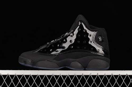 【530】[414571-012]-[AIR JORDAN 13 RETRO CAP AND GOWN BLACK/BLACK/BLACK]-[MAN:40-47]