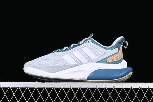 【270】[HP6153]-[ADIDAS ALPHABOUNCE + WHITE/GREY/BLUE]-[WOMAN:36-39]-[MAN:40-45]