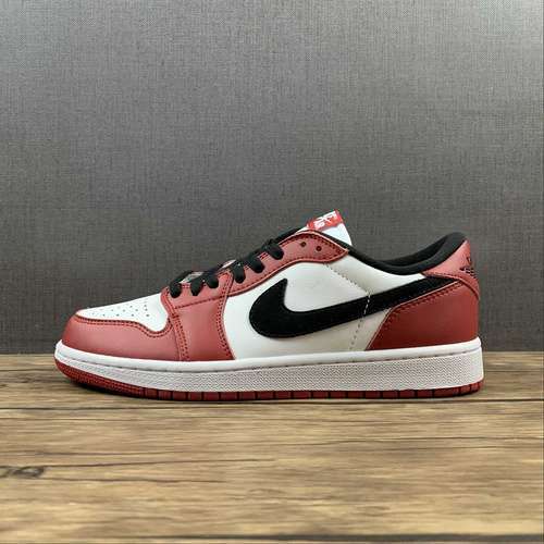 【280】[705329-600]-[AIR JORDAN 1 RETRO LOW OG CHICAGO VARSITY RED/BLACK-WHITE]-[UNSIEX:36-46]