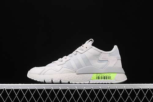 【280】[FV3619]-[NITE JOGGER SHOES GREY ONE/GREY TWO/SIGNAL GREEN]-[WOMAN:36-39]-[MAN:40-45]