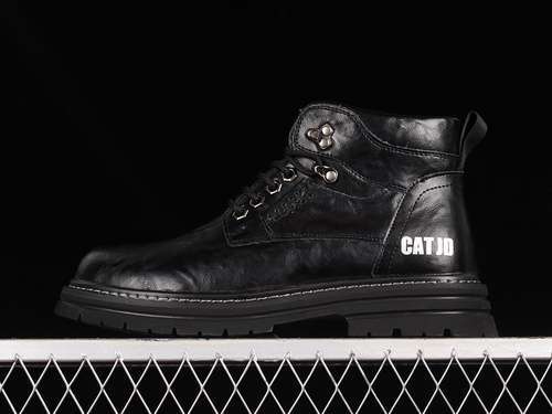 【320】[P73536B3D]-[CAT 22SS MID CASUAL MARTENS BOOTS BLACK/BLACK/WHITE]-[MAN:39-44]