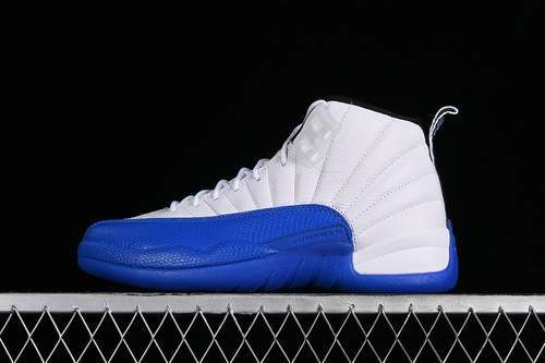 【510】[CT8013-140]-[AIR JORDAN 12 RETRO WHITE/BLACK/GAME ROYAL]-[MAN:40-47.5]