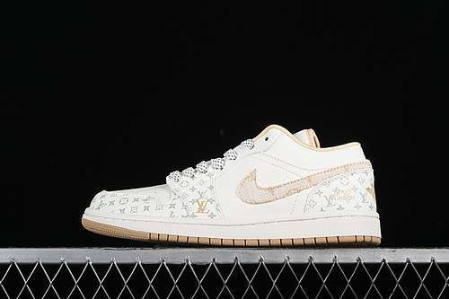 【360】[SJ9950-004]-[AIR JORDAN 1 LOW WHITE/KHAKI]-[WOMAN:36-39]-[MAN:40-45]