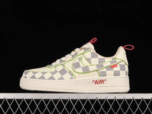 【340】[1A9V8H]-[AIR FORCE 1 LOW 07 X L*V WHITE/BLACK/GREEN]-[WOMAN:36-39]-[MAN:40-45]