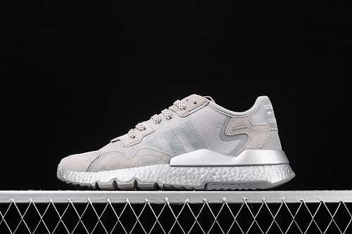 【280】[FW5466]-[NITE JOGGER SHOES GREY TWO/GREY TWO/SILVER METALLIC]-[WOMAN:36-39]-[MAN:40-45]