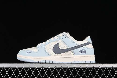【360】[CF3688-012]-[SB DUNK LOW WHITE/GREY/BLUE]-[WOMAN:36-39]-[MAN:40-45]