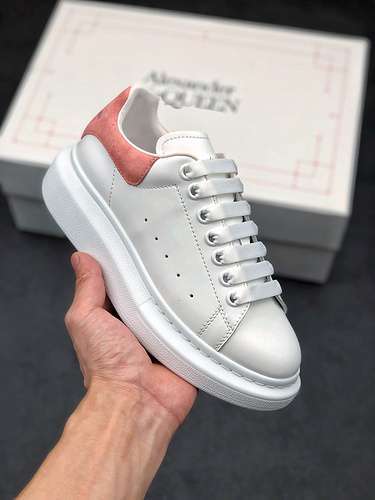 【380】[ALE*XANDER MCQUEEN WHITE/WHITE/LOTUS PINK]-[WOMAN:35-40]