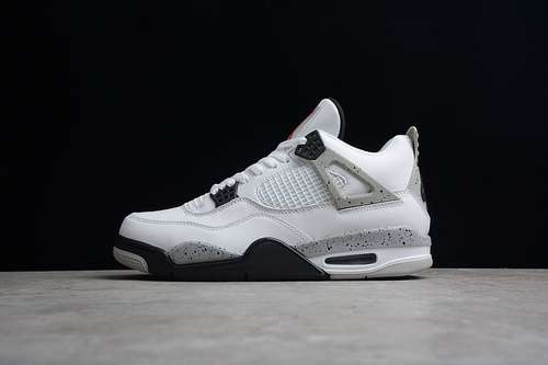 【500】[840606-192]-[AIR JORDAN 4 RETRO OG WHITE CEMENT 2016 WHITE/FIRE RED-TECH GREY]