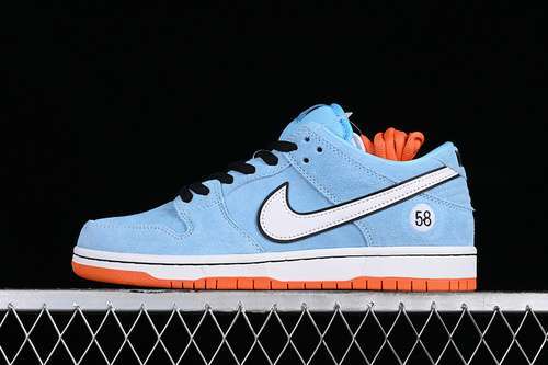 【330】[BQ6817-401]-[SB DUNK LOW CLUB 58 GULF BLUE CHILL/SAFETY ORANGE-BLACK-WHITE]-[UNSIZE:36-46]