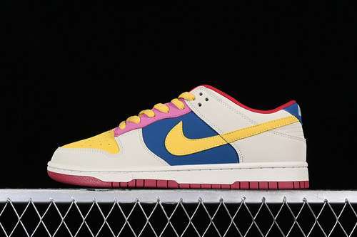 【350】[GP1255-026]-[SB DUNK LOW WHITE/BLUE/YELLOW/PINK]-[WOMAN:36-39]-[MAN:40-45]