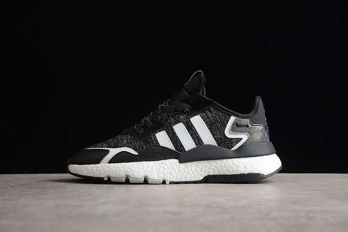 【280】[FW6716]-[NITE JOGGER BOOST SHOES CORE BLACK/CORE BLACK/CLOUD WHITE]-[WOMAN:36-39]-[MAN:40-45]