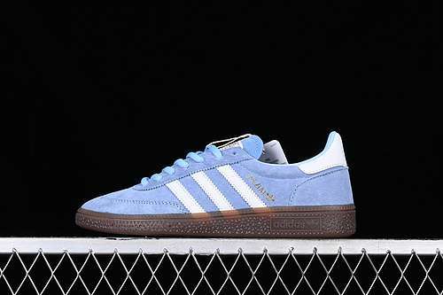 【240】[BD7632]-[ADIDAS HANDBALL SPEZIAL WHITE/BLUE/BROWN]-[WOMAN:35-39]-[MAN:40-45]