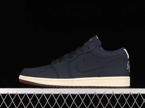 【320】[DV1759-448]-[EASTSIDE GOLF X AIR JORDAN 1 LOW OUT THE MUD MIDNIGHT NAVY/BURNT SUNRISE/WHITE]