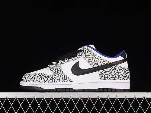 【250】[304292-001]-[SUPREME SB DUNK LOW WHITE/BLACK-CEMENT GREY]-[WOMAN:36-39]-[MAN:40-45]