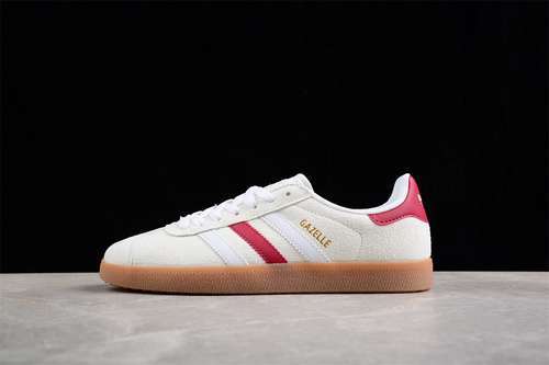 【200】[IG0672]-[ADIDAS GAZELLE ALUMINIUM/CLOUD WHITE/COLLEGIATE BURGUNDY]-[WOMAN:36-39]-[MAN:40-45]