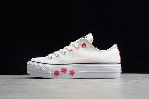 【250】[566765C]-[CHUCK TAYLOR ALL STAR DAINTY LEATHER WHITE/PINK]-[WOMAN:35-39]