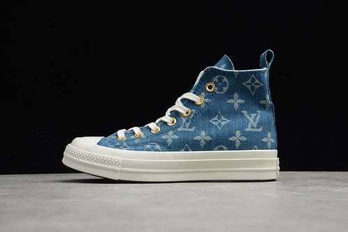 【250】[162055C]-[L*V X CHUCK TAYLOR ALL-STAR HIGH NAVY BLUE/WHITE/GREY]-[UNISEX:35-44]
