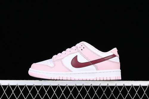 【350】[CW1590-601]-[DUNK LOW GS PINK FOAM /DARK BEETROOT/WHITE]-[WOMAN:36-40]