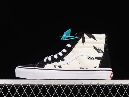【280】[VN0A5KYR431]-[SKATE SK8-HI REISSUE GROSSO 88 BLACK/TRUE WHITE]-[WOMAN:35-39]-[MAN:40-44]