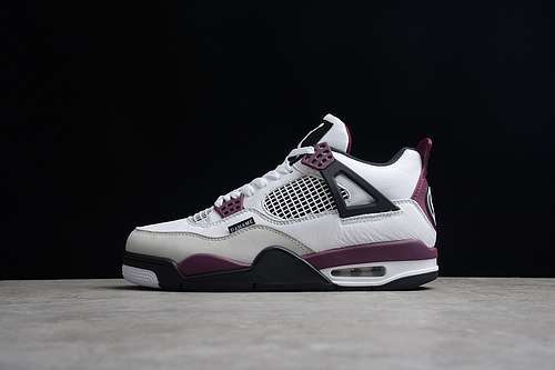 【500】[CZ5624-100]-[PARIS SAINT-GERMAIN X AIR JORDAN 4 RETRO BORDEAUX WHITE/NEUTRAL GREY/BLACK]