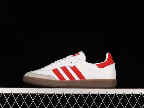 【280】[B44628]-[SAMBA VEGAN OG FOOTWEAR WHITE/SCARLET/GUM]-[WOMAN:36-39]-[MAN:40-45]