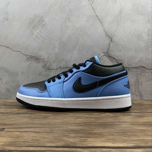 【300】[553558-403]-[AIR JORDAN 1 LOW UNIVERSITY BLUE/BLACK/WHITE]-[WOMAN:35.5-39]-[MAN:40-47.5]