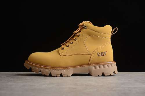 【380】[CAT CASUAL MARTENS BOOTS LIGHT BROWN/LIGHT BROWN/LIGHT BROWN]-[MAN:38-44]