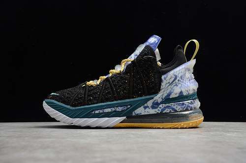 【380】[DB7644-003]-[LEBRON 18 REFLECTIONS BLACK/GOLD-DARK TEAL]-[MAN:39-46]