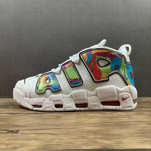 【340】[DM8150-100]-[AIR MORE UPTEMPO PEACE, LOVE, BASKETBALL WHITE/BLACK/UNIVERSITY GOLD]