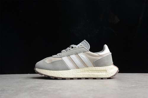 【240】[Q47101]-[RETROPY E5 SHOES MGH SOLID GREY/CLOUD WHITE/CORE BLACK]-[WOMAN:36-39]-[MAN:40-45]