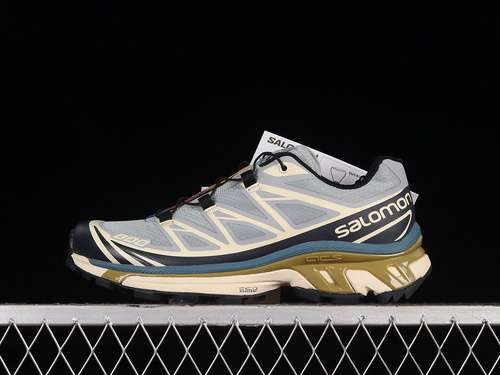 【400】[414551-22]-[SALOMON XT-6 FOR DSM CASUAL SHOES LIGHT GREY/BLACK/BEIGE]-[UNISEX:36-45]