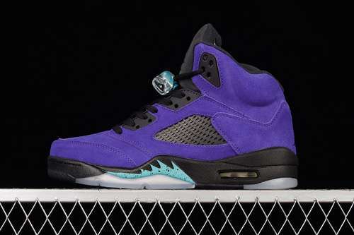 【340】[136027-500]-[AIR JORDAN 5 RETRO ALTERNATE GRAPE GRAPE ICE/BLACK/CLEAR/NEW EMERALD]-[36-46]