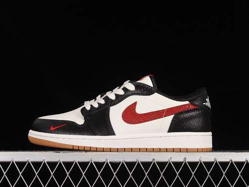 【280】[DZ0798-108]-[AIR JORDAN 1 LOW BLACK/WHITE/RED]-[WOMAN:36-39]-[MAN:40-46]